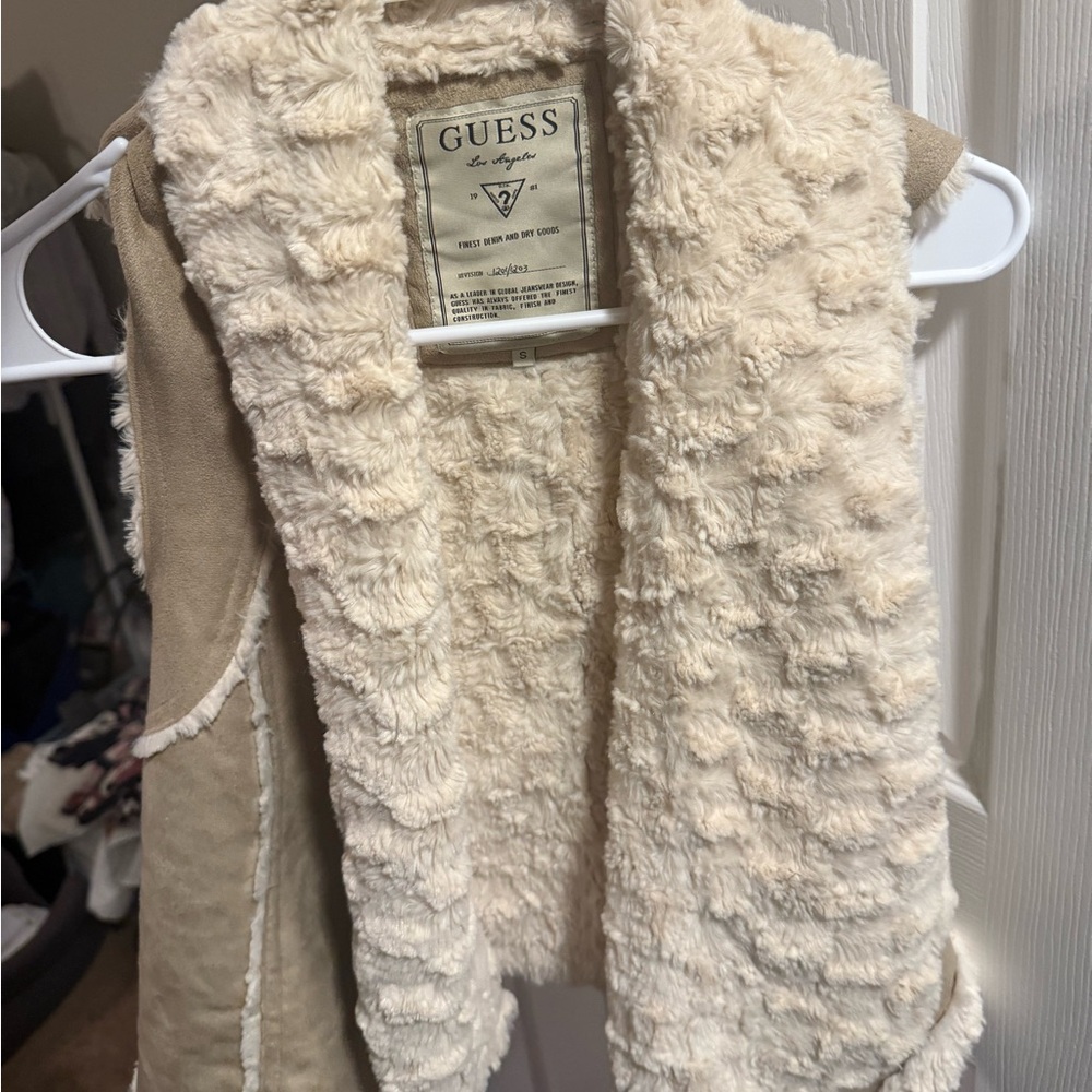 Guess Beige Textured Vest